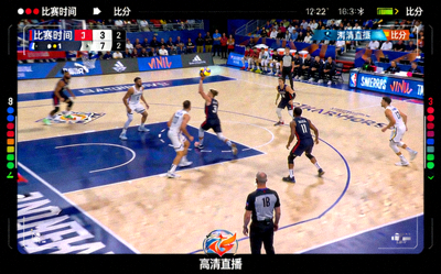赛场窗口高清实时直播画面